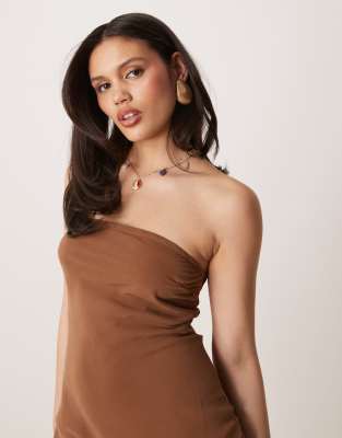 ASOS DESIGN BANDEAU MAXI DRESS