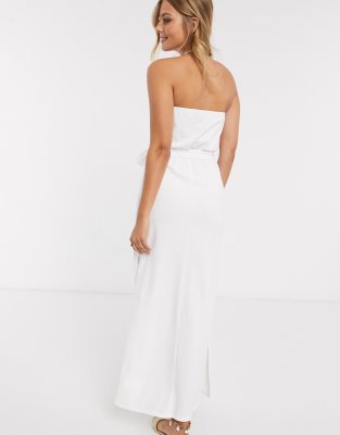 asos bandeau maxi dress