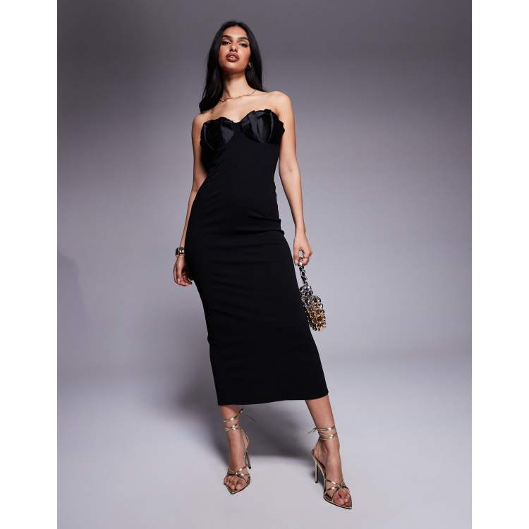 sleeves summer dresses casual dowerme Womens Puff Sleeve Smocked Ruffle Maxi Dress,Army Green,S NEW $300 Nicole Miller Your Height uniform micro short Color:As-pic