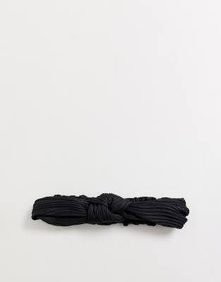 Noir Asos Devant DesignBandeau Noué Plissé dBExeQCWor