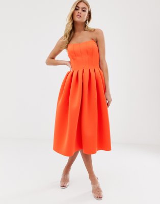 orange dress asos