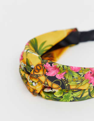 Imprimé Torsadé Foulard DesignBandeau Style Vintage Asos Le Sur Devant Avec OuTlPXZkiw