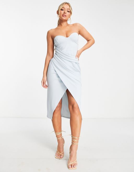 Asos light blue store dress