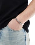 [ASOS DESIGN] ASOS DESIGN bangle in silver tone No Size SILVER