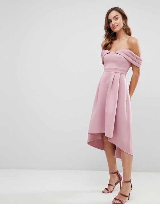 Asos bardot 2025 cold shoulder