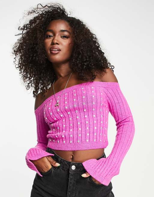 Asos clearance pink jumper