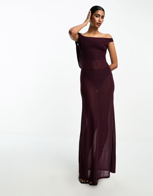 Plum bridesmaid dresses outlet asos