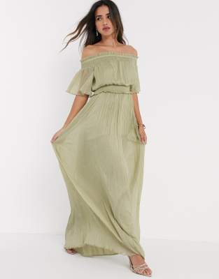shirred maxi