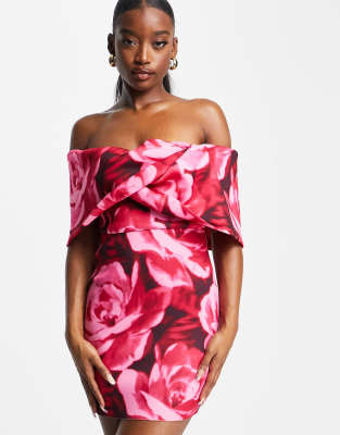 asos sweetheart neckline dress