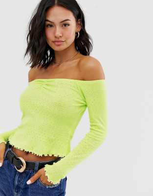 asos bardot top