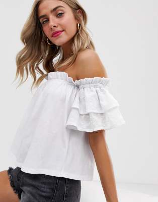 asos bardot top