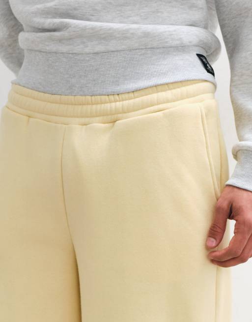 ASOS DESIGN bardzo długie szorty jeansowe w kolorze żółtym, 5 z 5