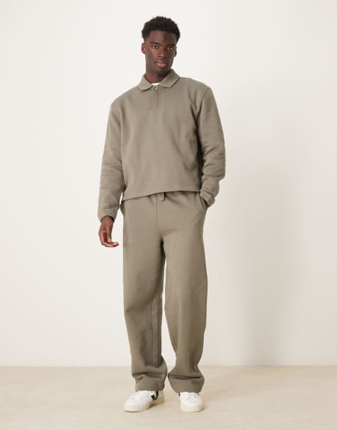 ASOS DESIGN – Bardzo luźne joggersy w kolorze khaki, część zestawu - view 1