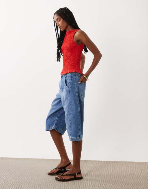 ASOS DESIGN barrel bermuda short in vintage wash, 2 of 5