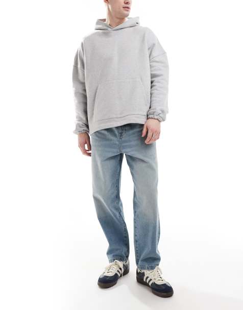 ASOS DESIGN - Barrel fit-jeans i lyseblå vask - view 1