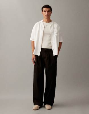 Asos Design Barrel Jeans In White