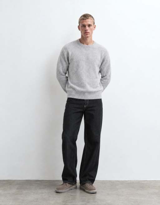 ASOS DESIGN barrel jeans in raw black, 7 of 10