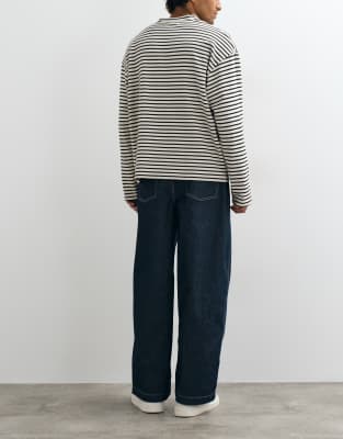 Asos Design Barrel Jeans In Multi