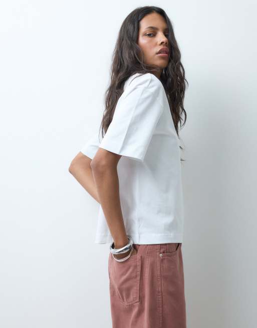 ASOS DESIGN barrel-jeans med vide ben i rustfarve, 2 af 5