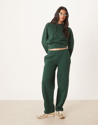 Asos Design Barrel Leg Sweatpants In Blue