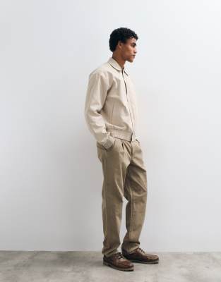 Asos Design Barrel Pants In Brown