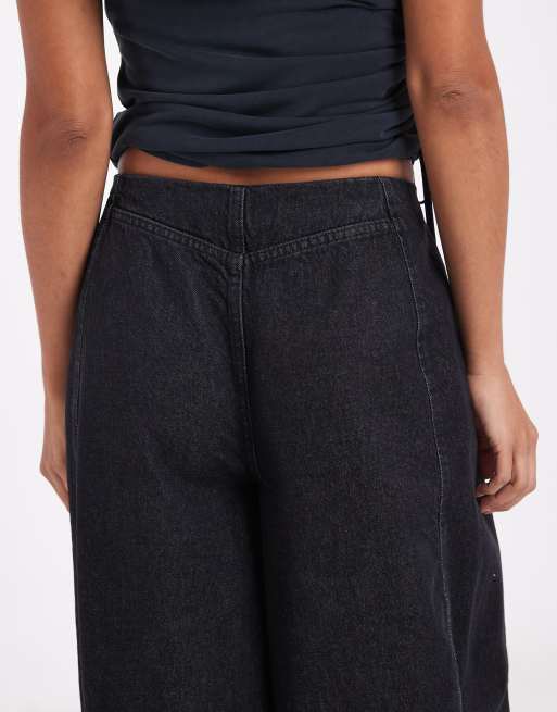 ASOS DESIGN barrelculottes in zwart, 5 van 5
