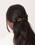 [ASOS DESIGN] ASOS DESIGN barrette hair clip in tort-Brown No Size Brown