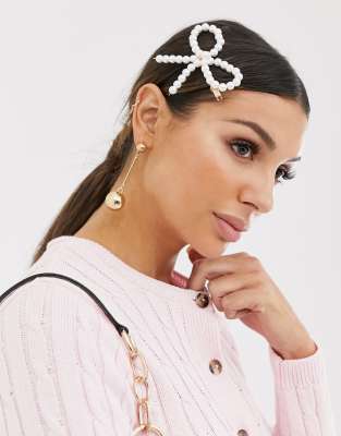 Nœud Nœud DesignBarrette En Asos En Perles DesignBarrette Asos sQrthd