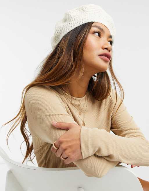 ASOS DESIGN - Basco all'uncinetto bianco, 2 di 4