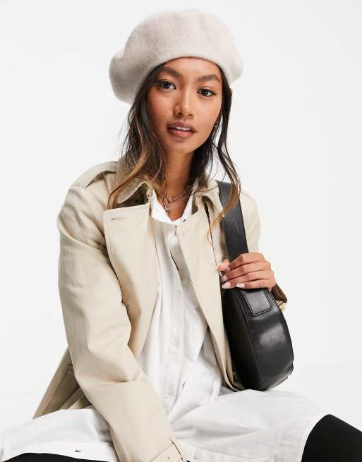 ASOS DESIGN - Basco in lana color pietra, 3 di 4