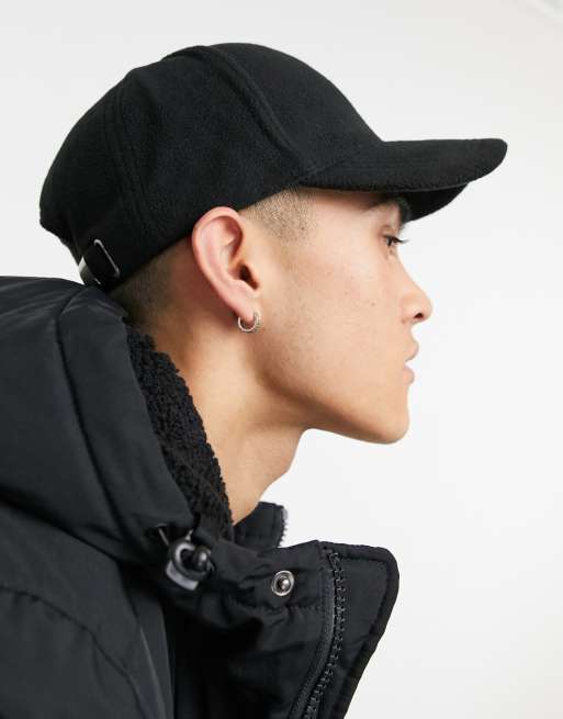 Asos design baseball store cap in black