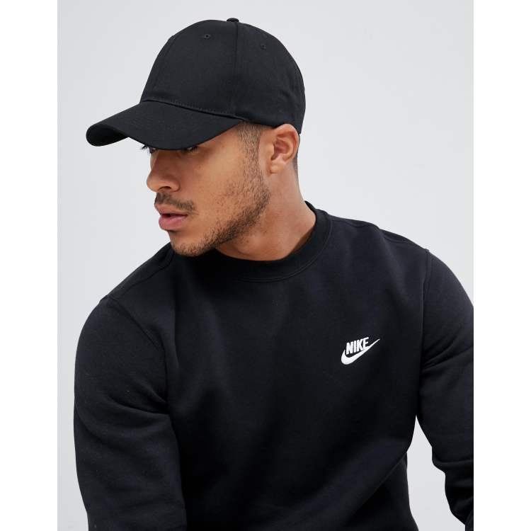 Black baseball hot sale hat outfit