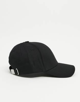 asos black cap