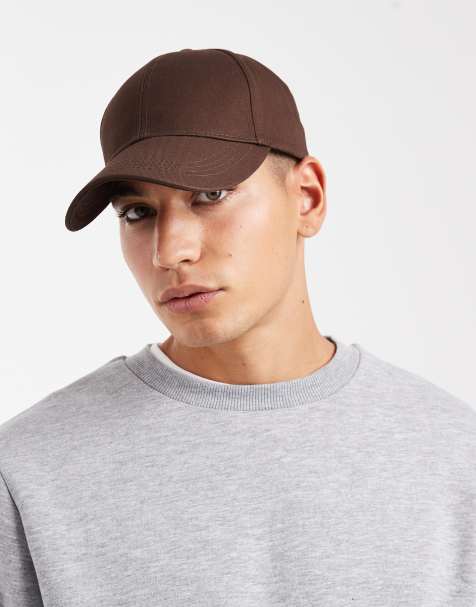 ASOS DESIGN baseball cap in brown - view 1