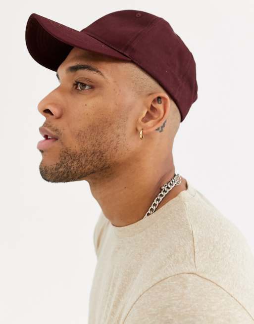 Burgundy baseball cap online