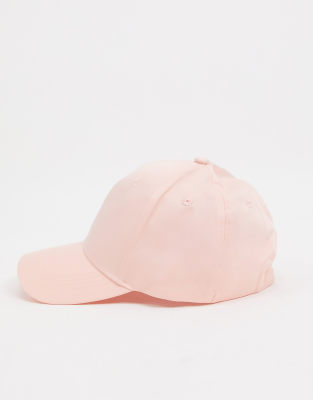 asos pink cap