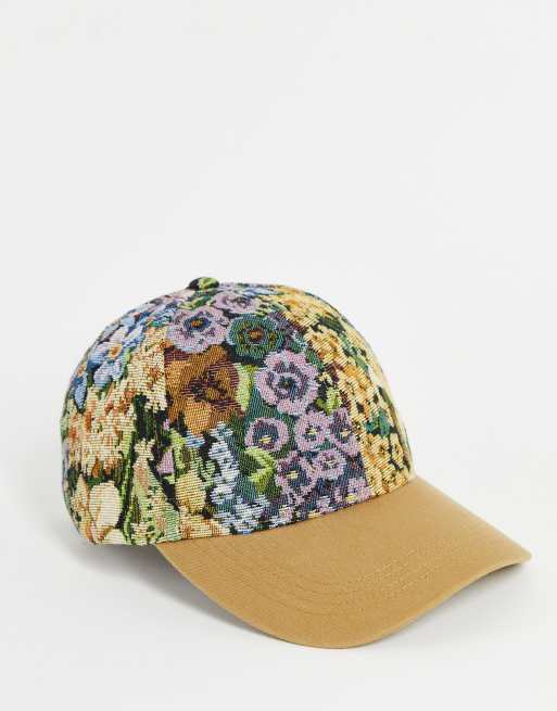 ASOS DESIGN cap floral tapestry | ASOS design baseball in