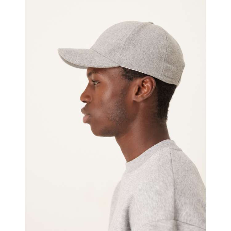ASOS DESIGN baseball cap in gray | ASOS