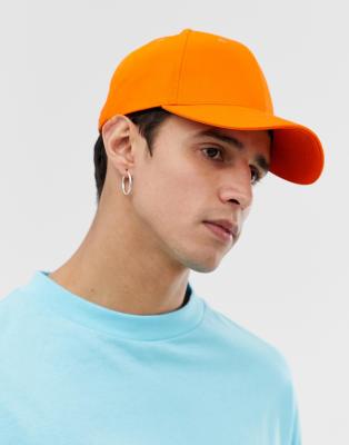 neon orange hat