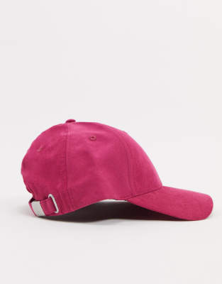 asos pink cap