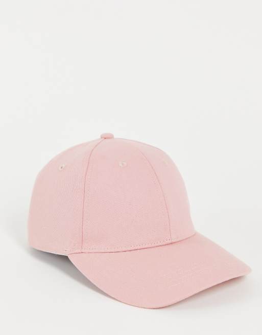 ASOS DESIGN baseball cap in pink