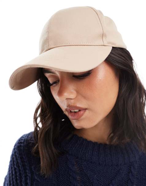 ASOS DESIGN baseball cap in stone