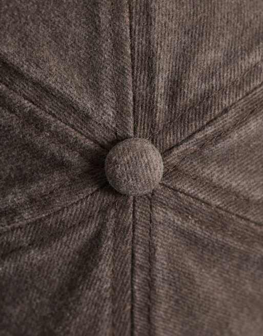 ASOS DESIGN baseball cap in washed brown , 2 of 3