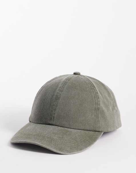 ASOS DESIGN baseball cap in washed khaki - view 1