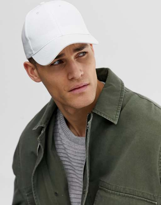 ASOS DESIGN baseball cap in white ASOS