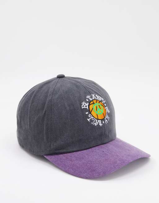 ASOS DESIGN baseball cap with vintage embroidery 