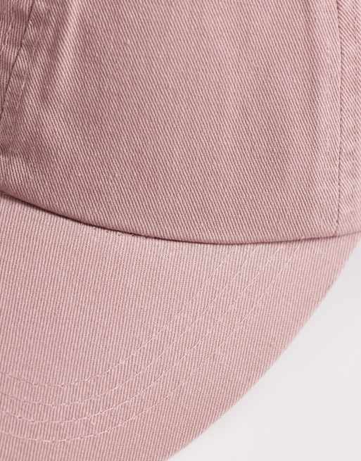 ASOS DESIGN - Baseball-kasket i vasket pink , 2 af 3