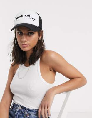 baby girl trucker hat