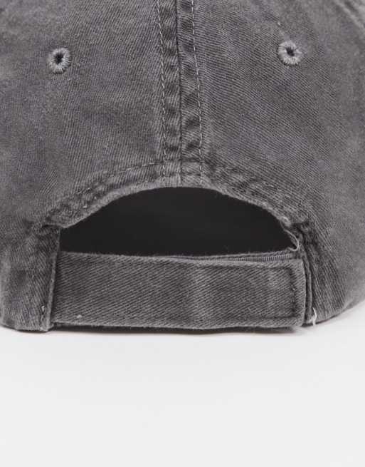 ASOS DESIGN - Baseballkasket i forvasket sort, 3 af 4