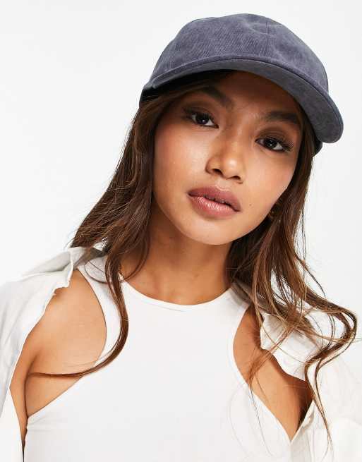 ASOS DESIGN - Baseballpet in grijs met wassing